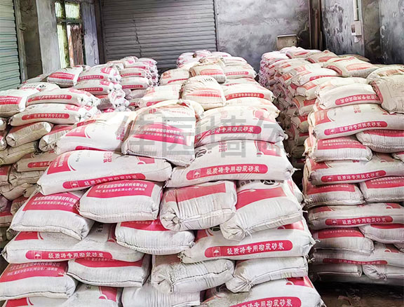 鋪料粘接劑，砂漿